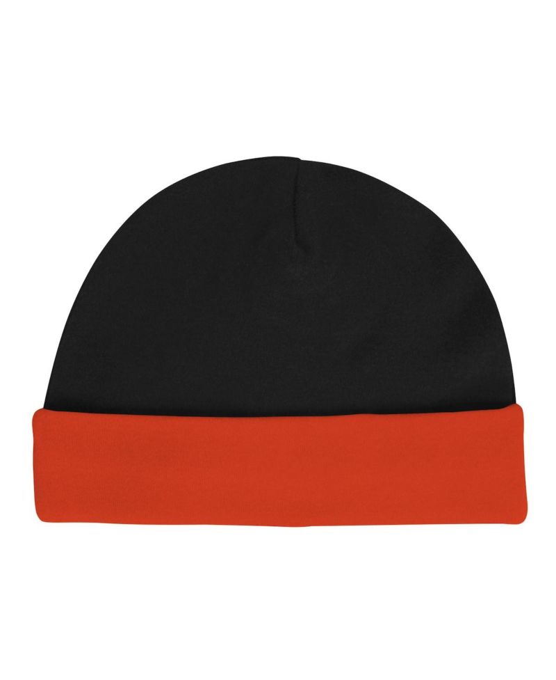 Baby Boys and Girls 2- Piece Cincinnati Bengals Dynamic Duo Bodysuit and Bib Knit Hat Set