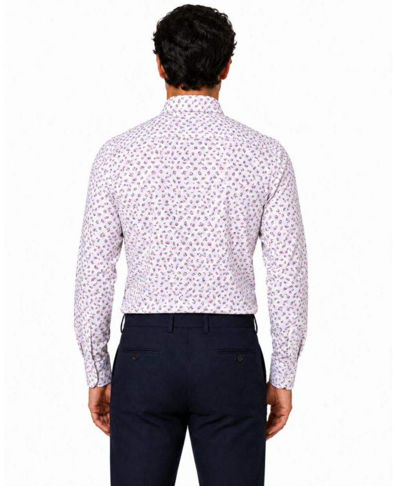 Men's Slim Fit Classic Button-Down Shirt with Sleek Design