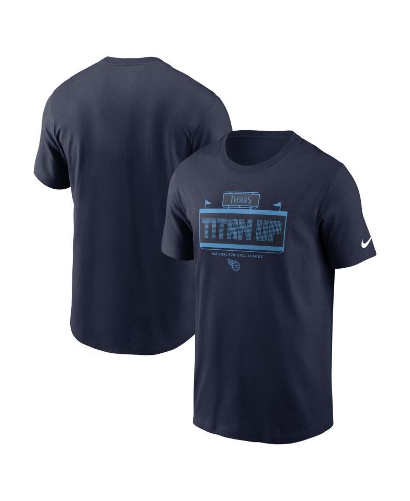 Men's Navy Tennessee Titans Primetime Local Essential T-Shirt
