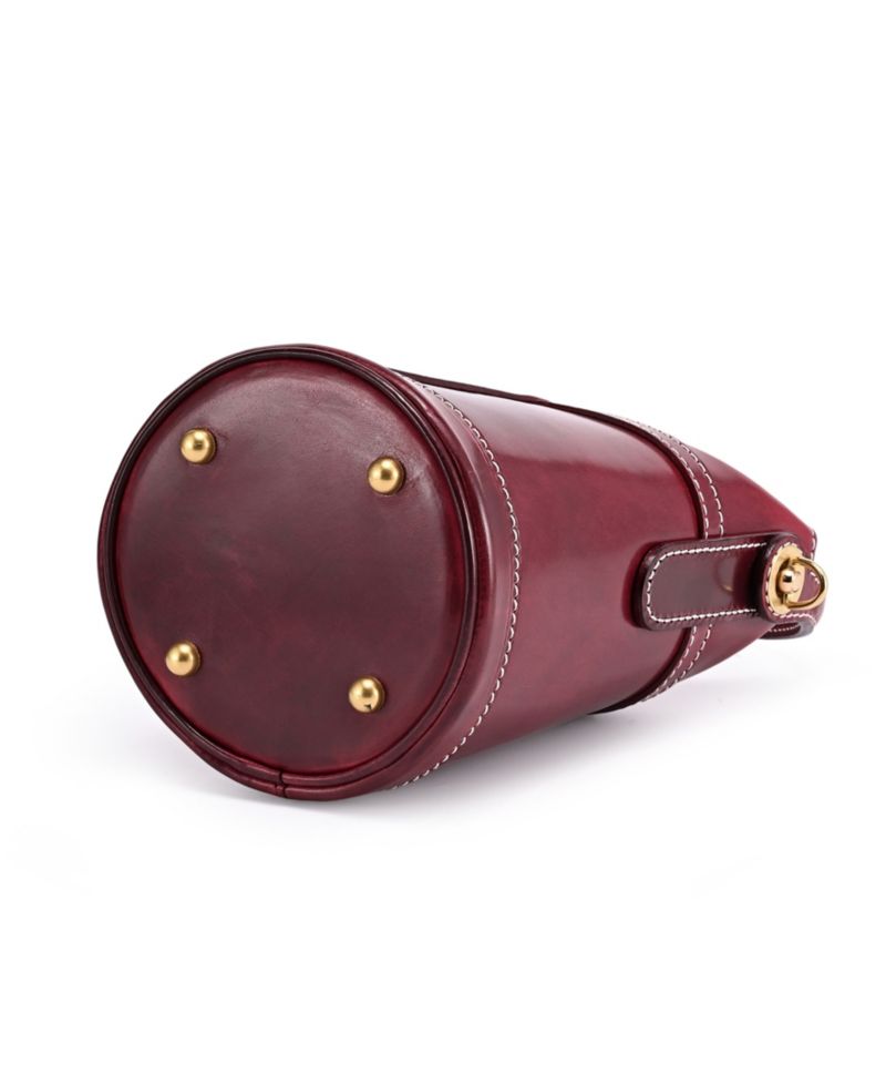 Begonia Vintage Bucket Crossbody Bag