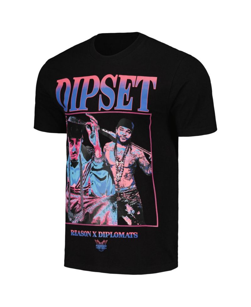 Men's and Women's Black the Diplomats Box T-Shirt