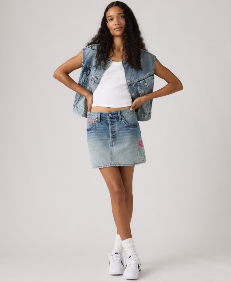 Premium Women's Icon Cotton Denim Skirt