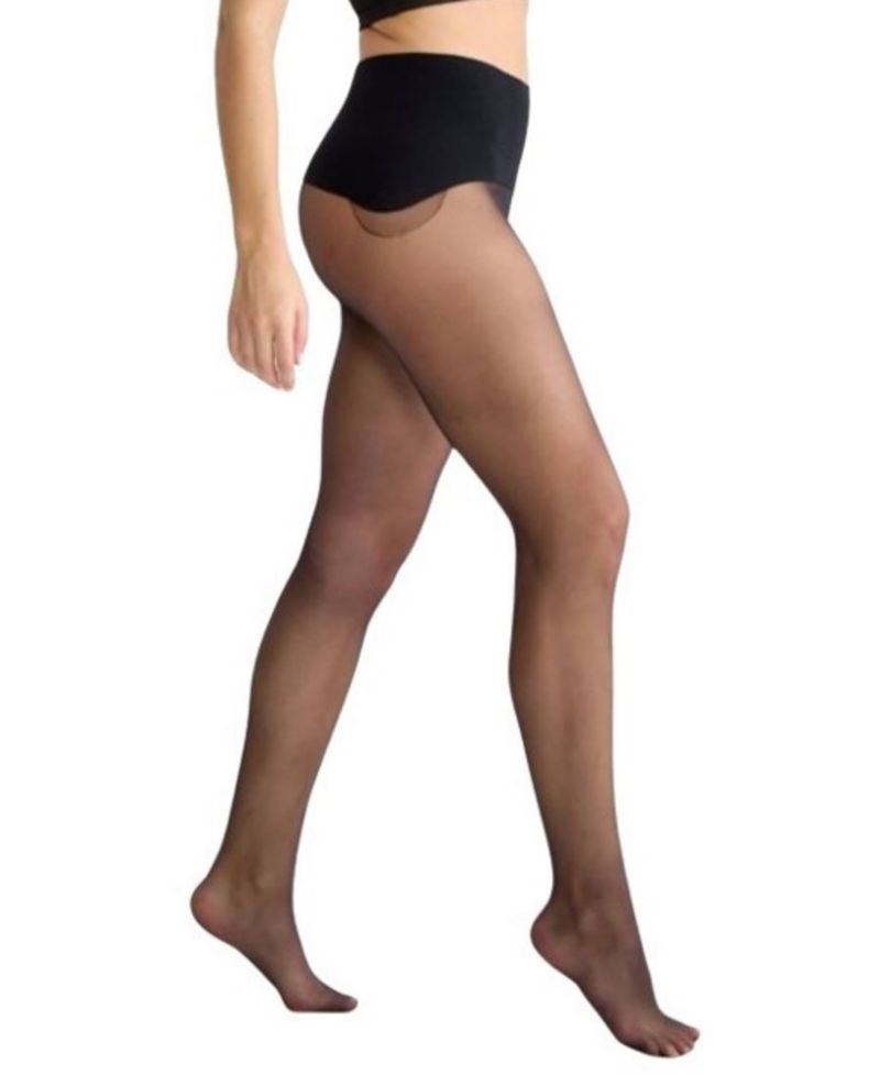 ALLSTAR PRODUCTS GROUP Women's Glide Seamless Sheer Toe Tights