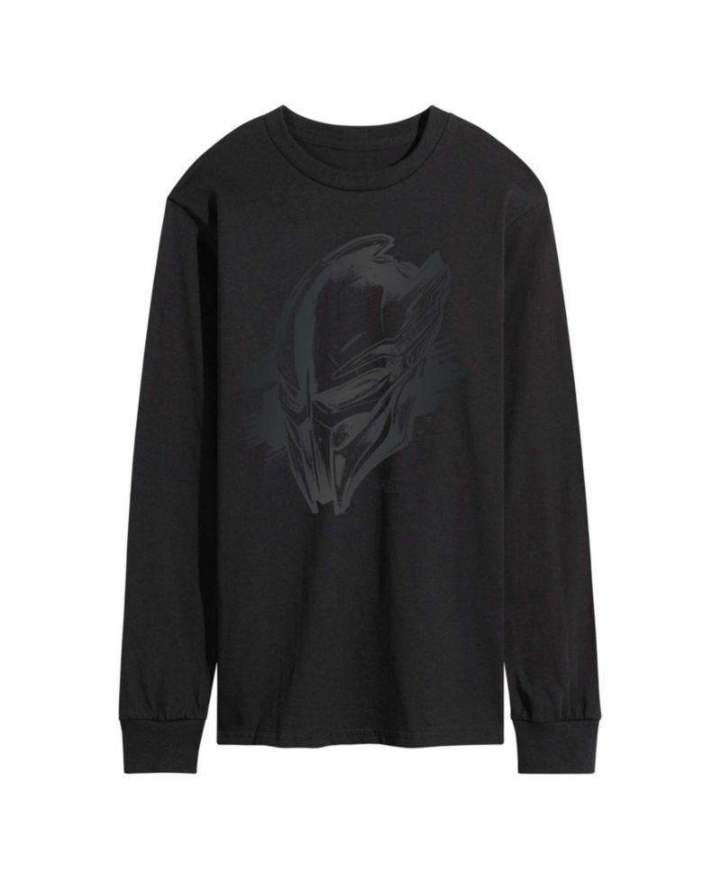 Men's Predator: Badlands Monochrome Mask Long-Sleeve Graphic T-Shirt