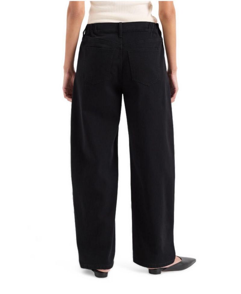Women's Twill Barrel-Leg Pant