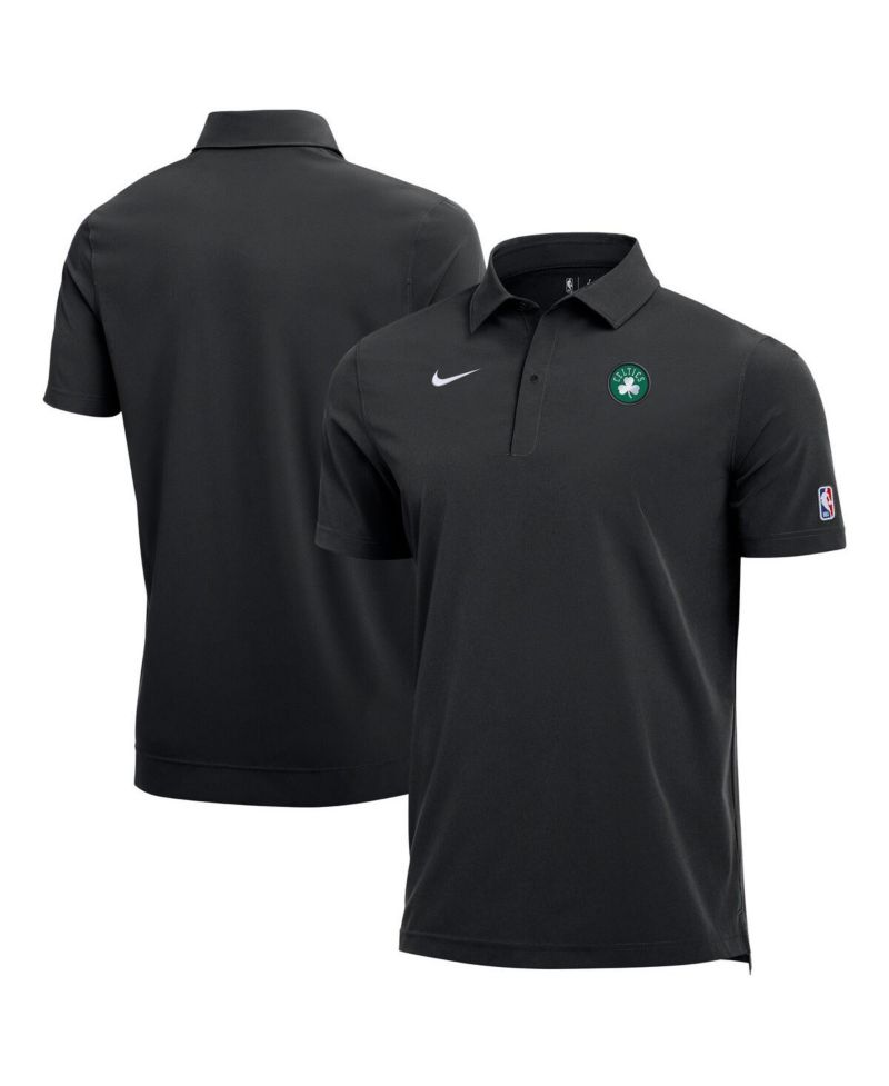 Men's Black Boston Celtics 2025/26 Authentic Dri-FIT Coaches Polo Shirt