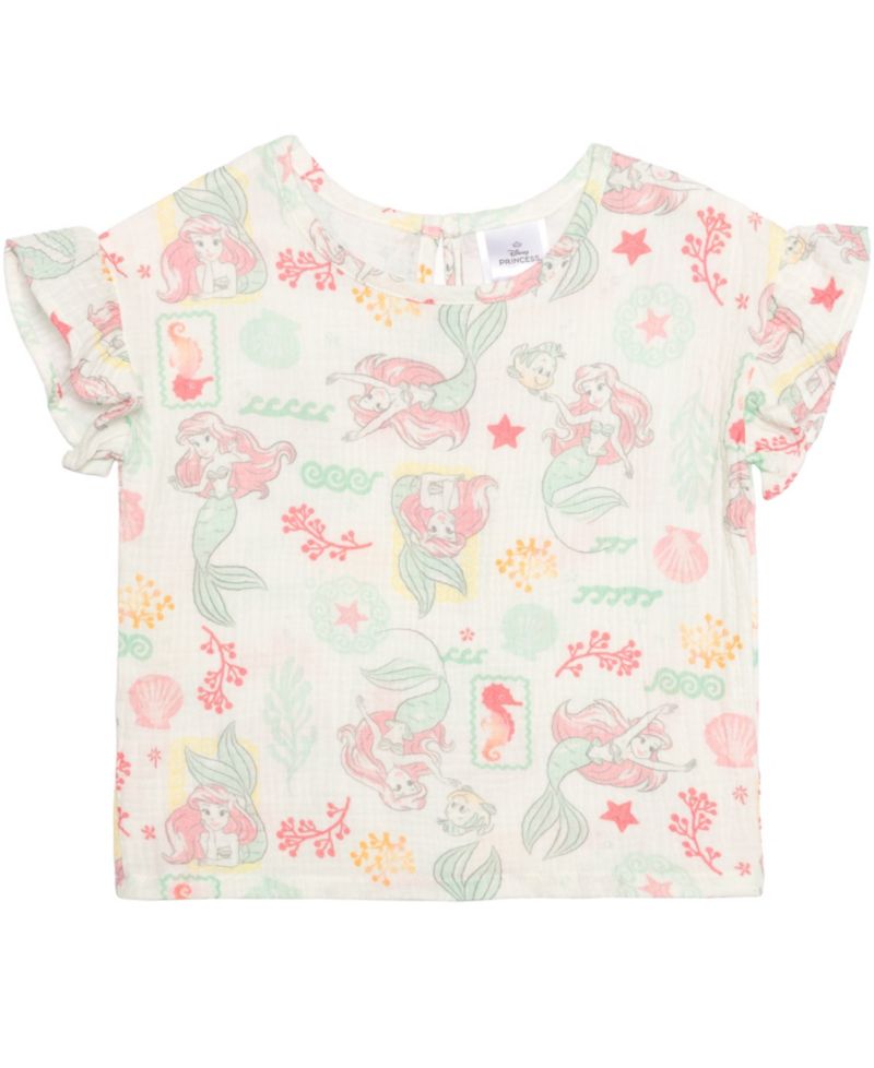 Girls' 2T-6X Printed T-Shirt and Shorts, 2-Piece Set