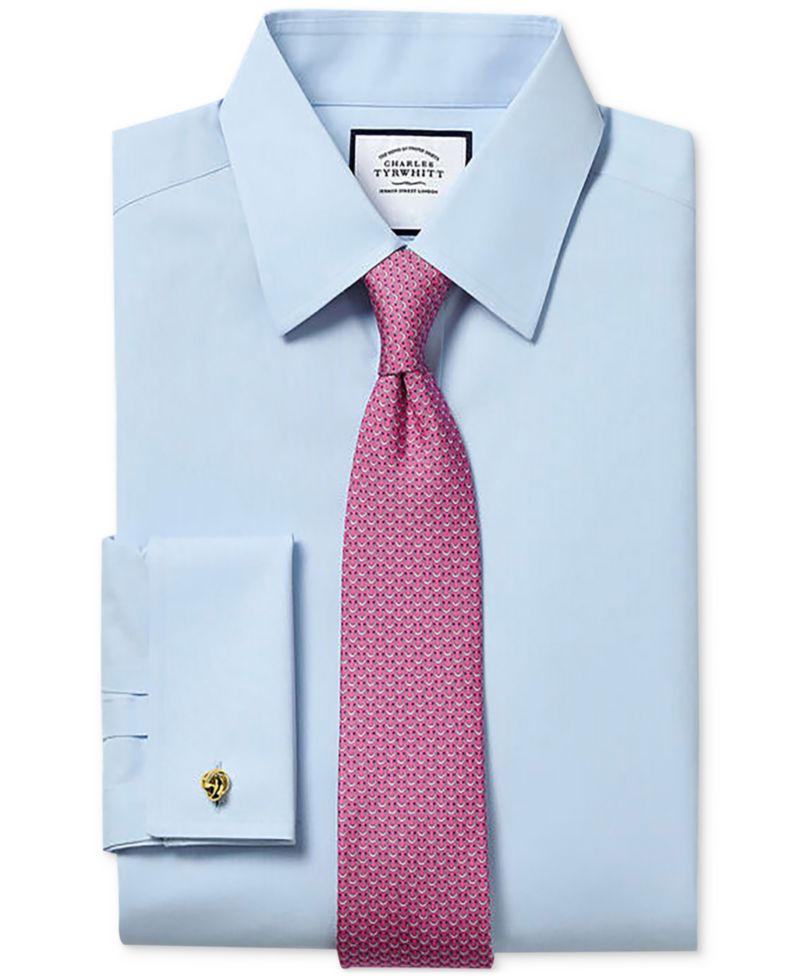 Men's Slim-Fit Poplin Shirt