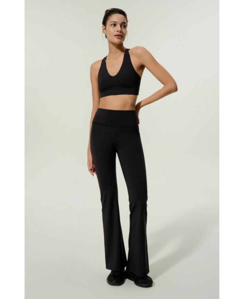 Women's Contour High Rise Flared Drape Flow Leggings