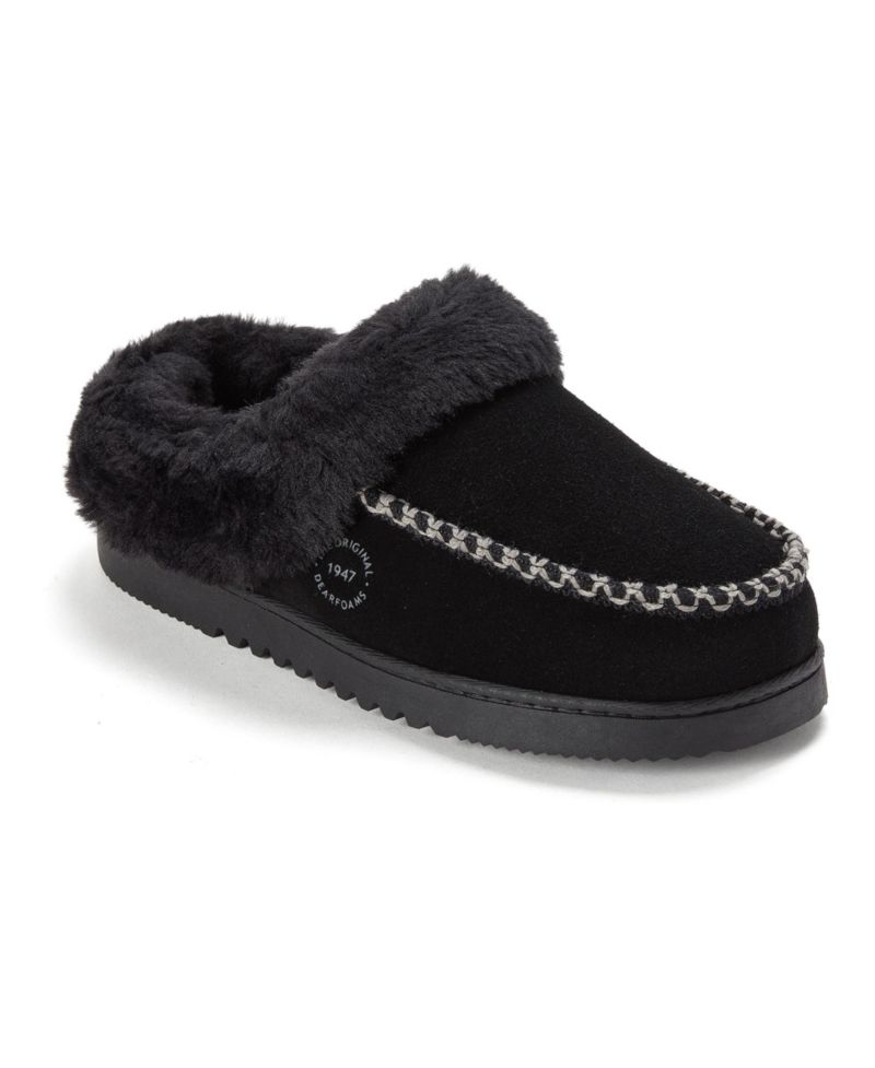 Women's Blaine Genuine Suede Clog Slippers