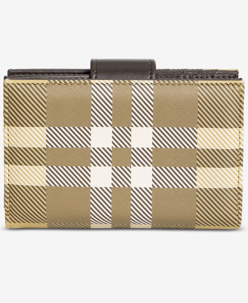 Fall Plaid Framed Indexer Wallet