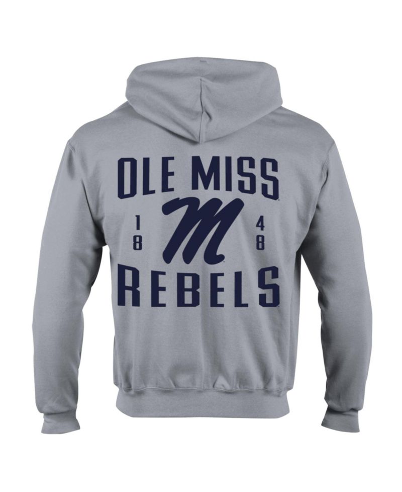 Men's Ole Miss Rebels Varsity Powerblend Full-Zip Fleece Hoodie
