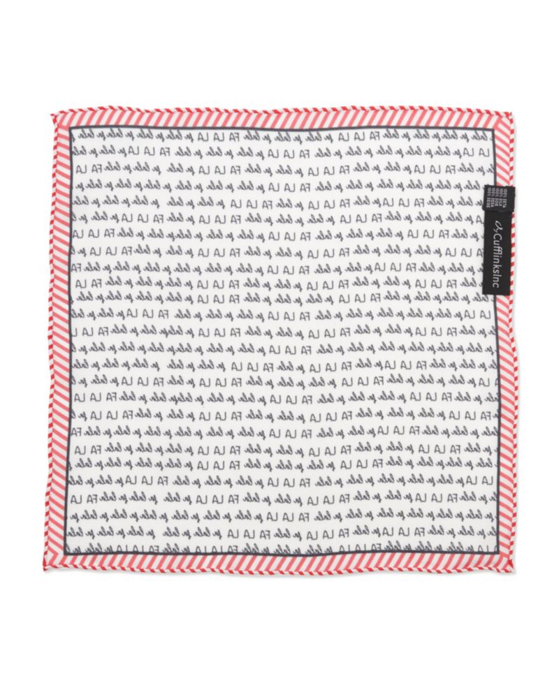 Men's Fa La La Holiday Pocket Square