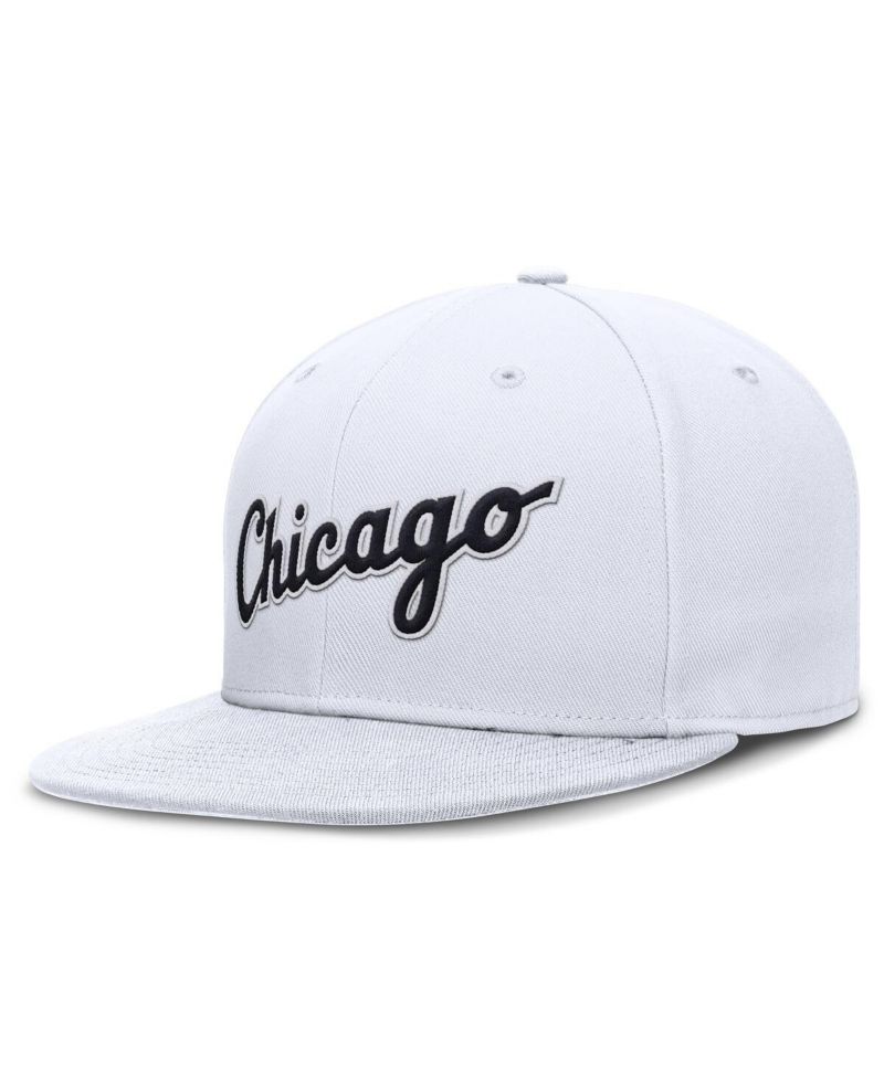 Men's White Chicago White Sox True Performance Fitted Hat