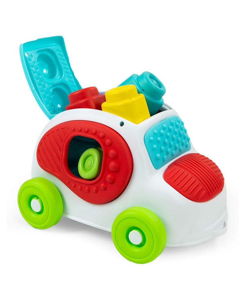 Baby Clemmy Baby Soft Clemmy - Sensory Car - 8 Pieces