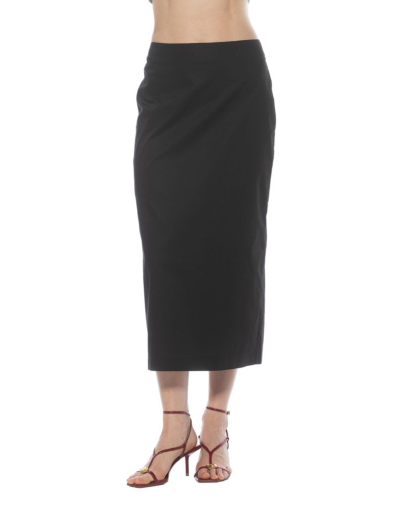 Women's Ginni Mid-Waist Column Midi Skirt