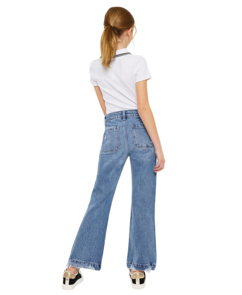 Big Girls Sherri High Rise Wide Flare Jeans