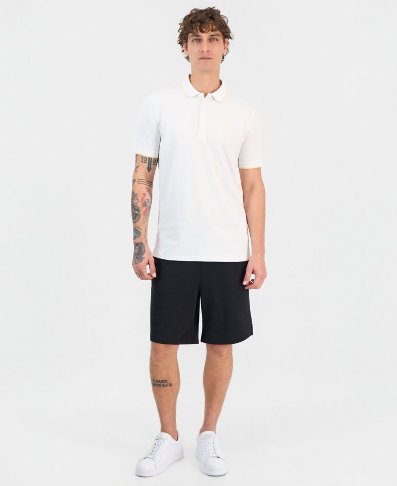 Men's Cotton-Blend Tipping Polo Shirt