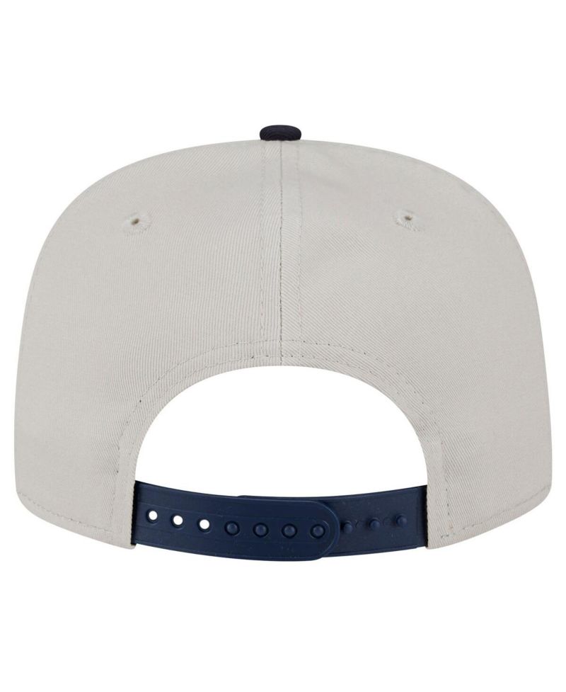 Men's Cream Boston Red Sox Iron Golfer Snapback Hat