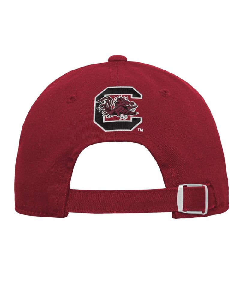 Big Boys and Girls Garnet/Black South Carolina Gamecocks Dad Unstructured Adjustable Hat
