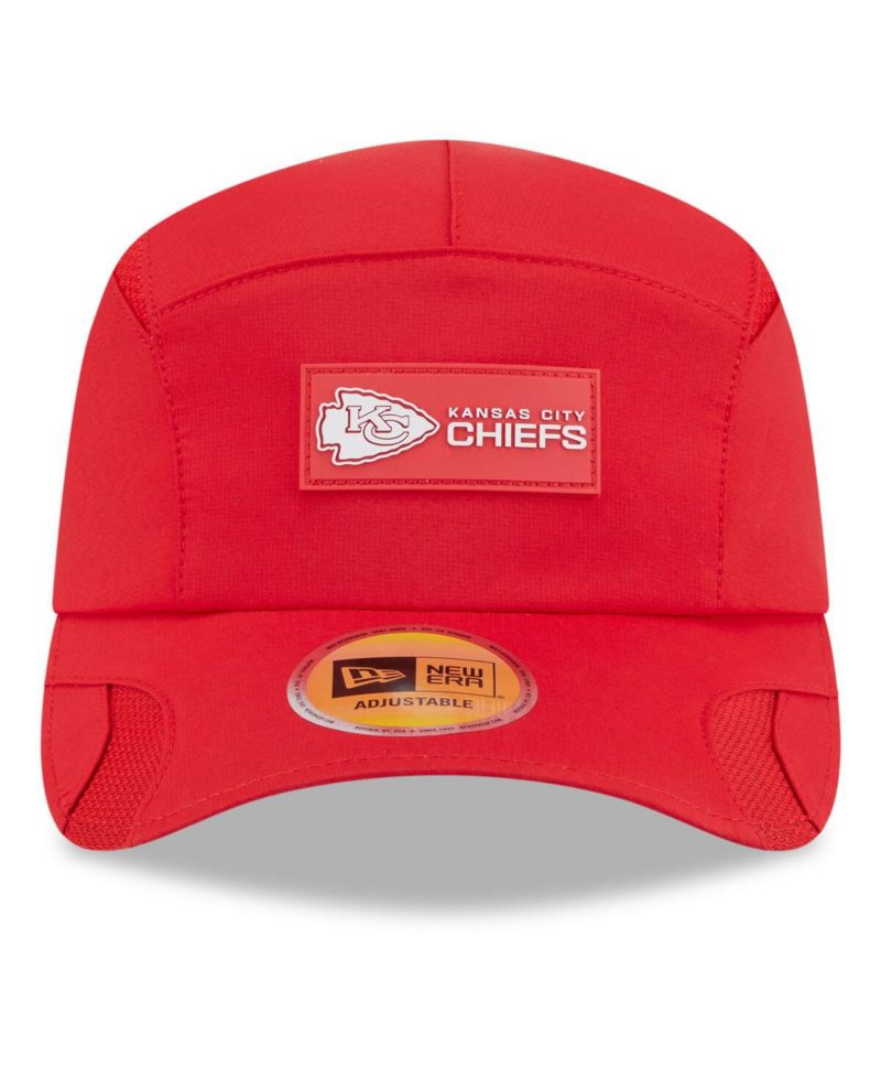 Men's Red Kansas City Chiefs 2025 Sideline Runner Adjustable Hat