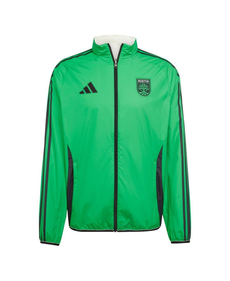Men's Green/White Austin FC 2025 Anthem Reversible Full-Zip Jacket