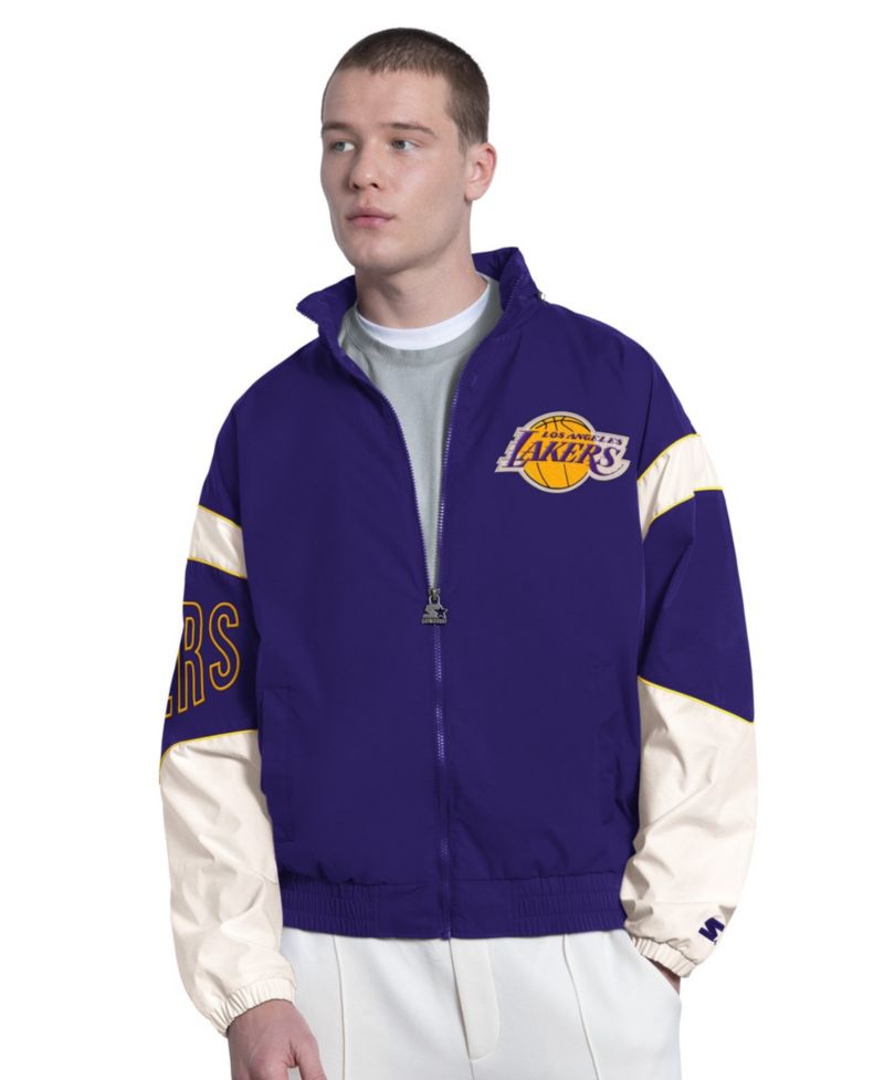 Men's Purple Los Angeles Lakers The Gust Full-Zip Hooded Jacket