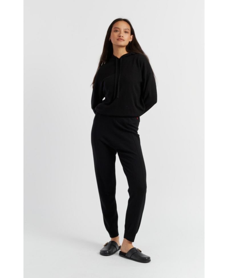 Women's Chinti and Parker Wool Cashmere Cuffed Joggers