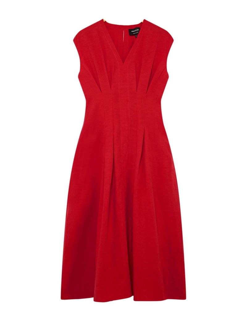 Women's Panel Linen Blend Dress