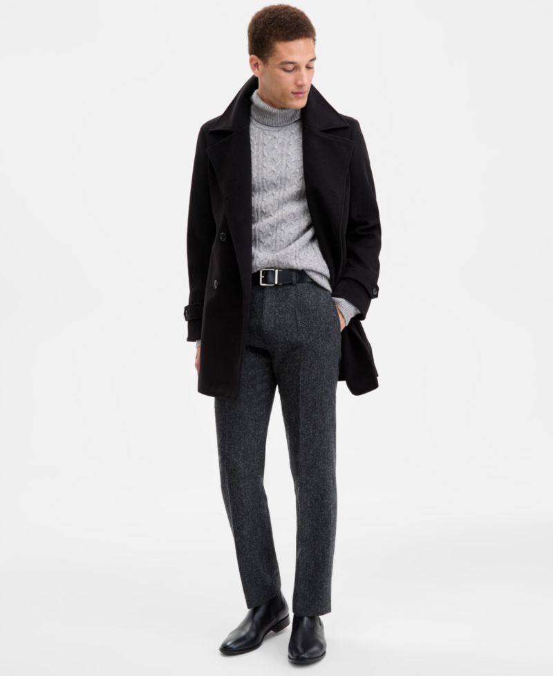 Men's Modern Fit Peacoat