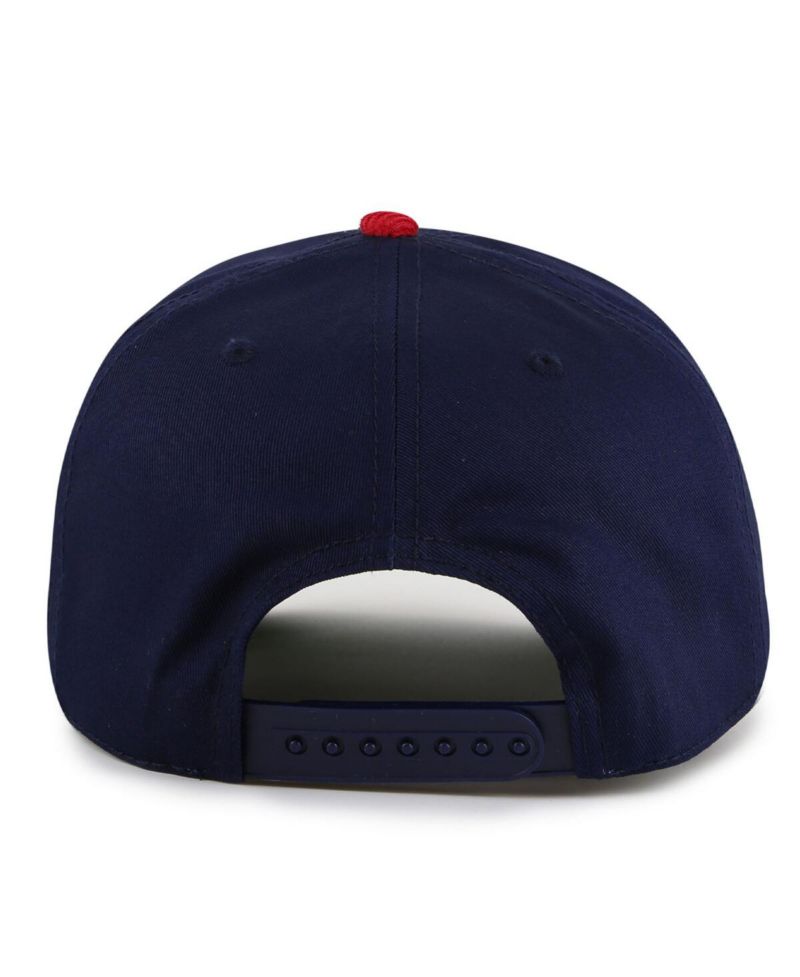 Men's Navy/Red Washington Capitals Burnett Adjustable Hat