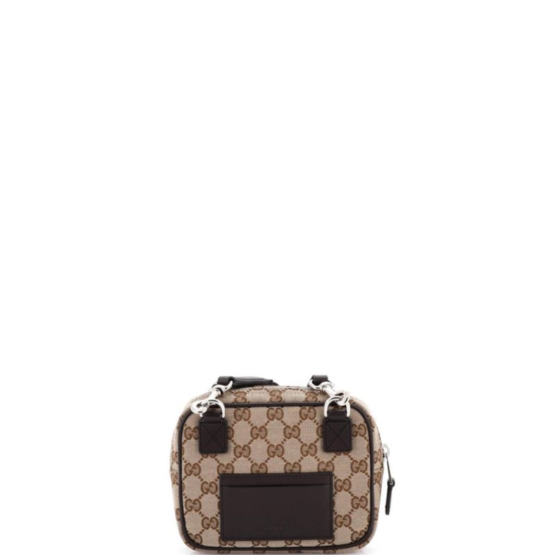 Mini Web Loop Camera Bag GG Canvas