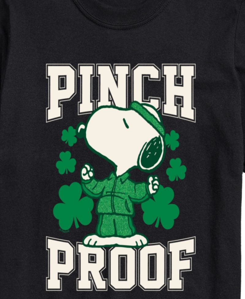 Men's Peanuts Pinch Proof Snoopy Short-Sleeve Graphic T-Shirt