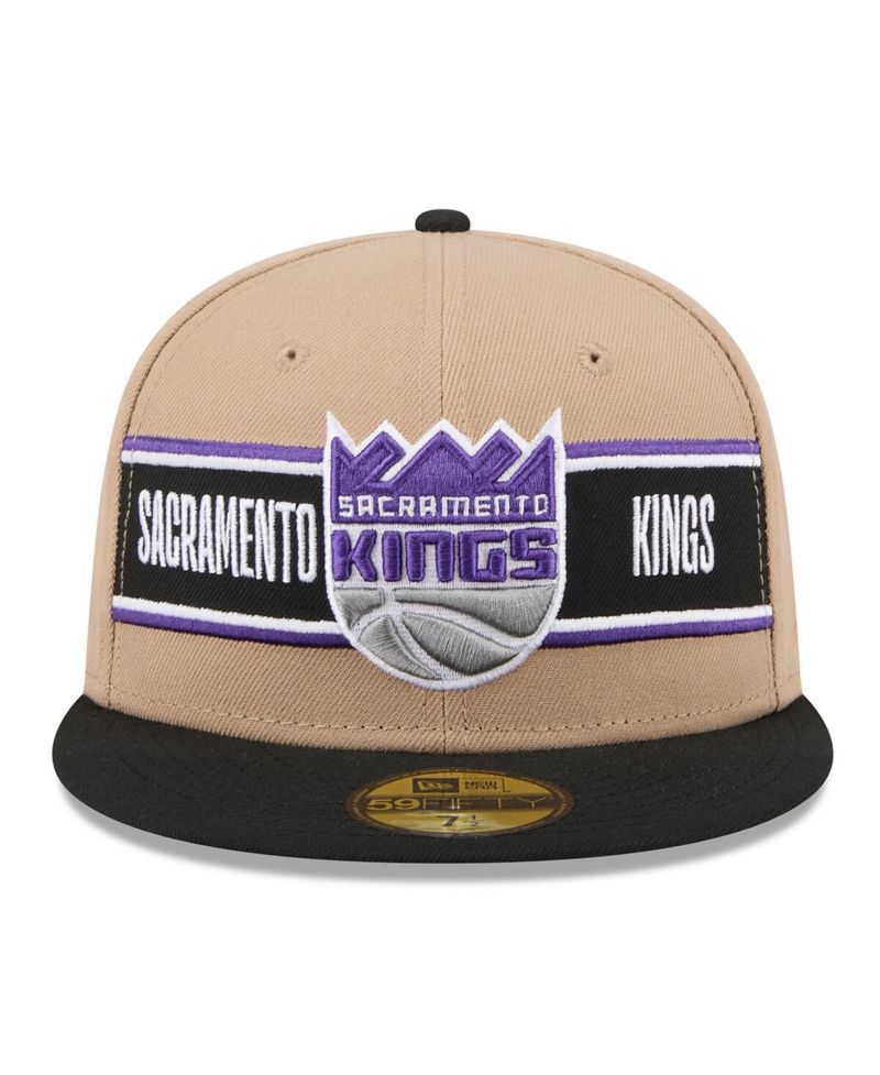 Men's Tan/Black Sacramento Kings 2024 NBA Draft 59FIFTY Fitted Hat