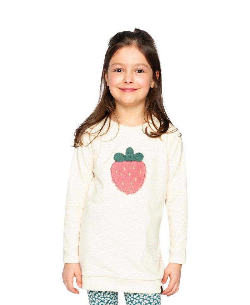Little and Big Girl 6-12 Brushed Jersey Tunic