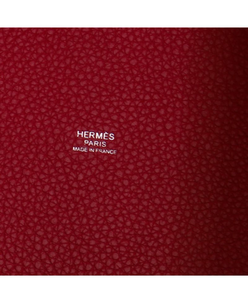 Pre-Owned HERMES MM Picotin Lock Bag Bicolor Clemence