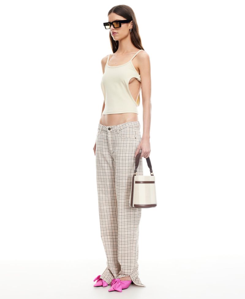Women's Alabama Checked Detail Jeans