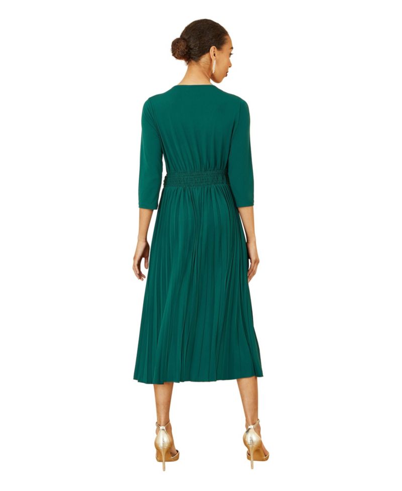 Jersey Knot Waist Midi Dress