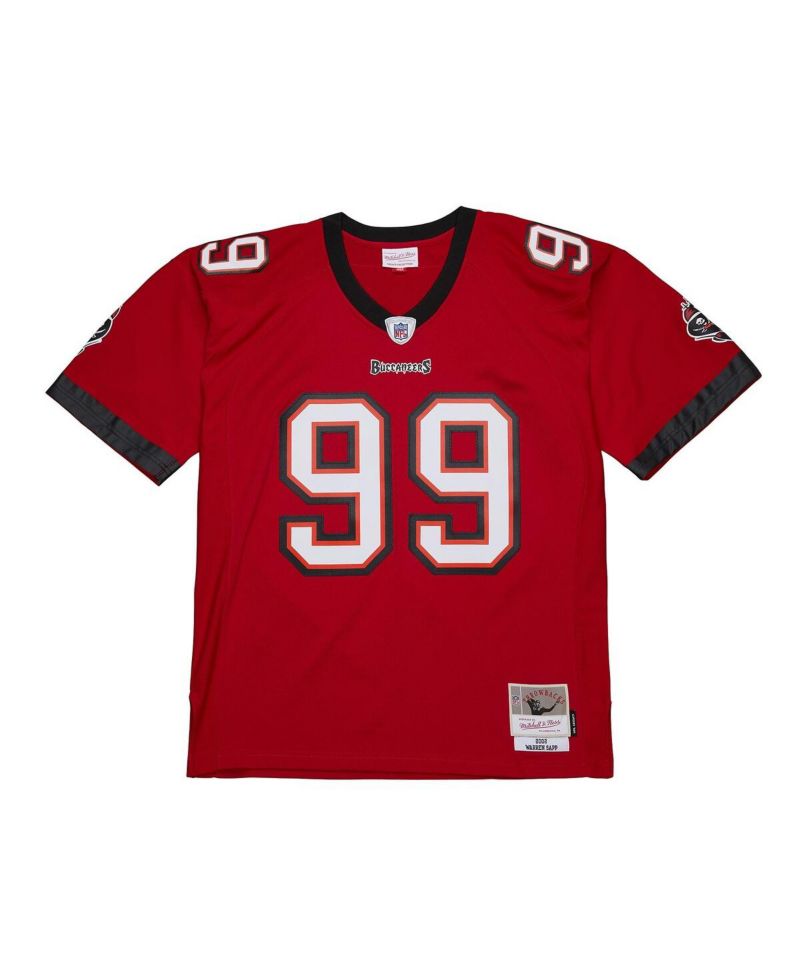 Men's Warren Sapp Red Tampa Bay Buccaneers 2002 Legacy Replica Jersey