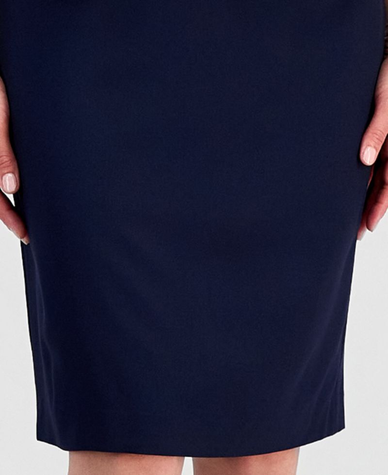 Women's Zipper-Pocket Open Cardigan & Empire-Seamed Dress Suit