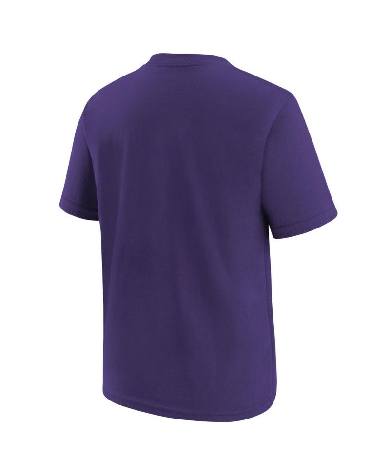 Big Boys and Girls Purple Phoenix Suns Essential Cities T-Shirt
