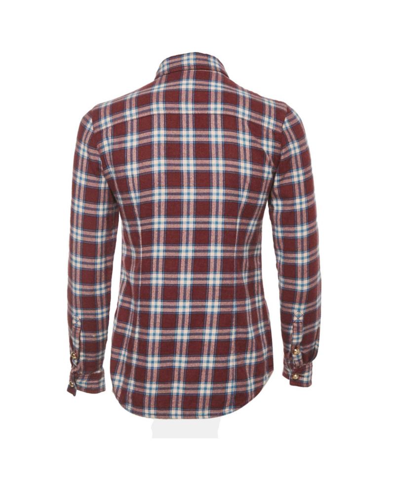 Women's Burgundy Cotton Top
