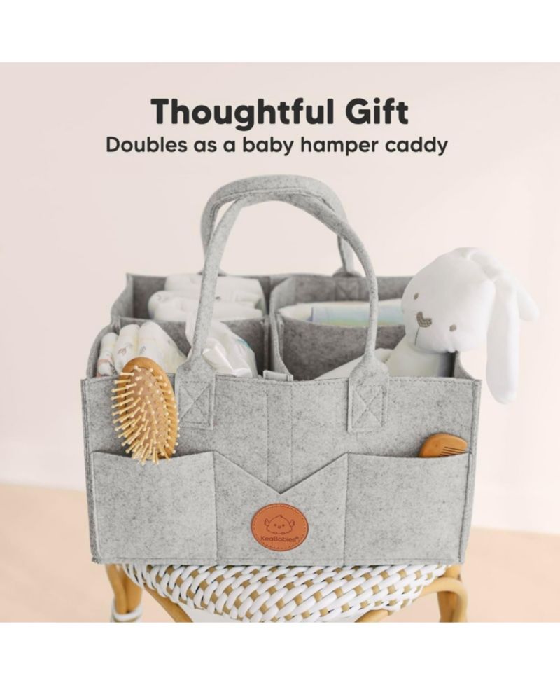 Original Baby Diaper Caddy Organizer, Large Storage Caddy Organizer for Nursery, Changing Table