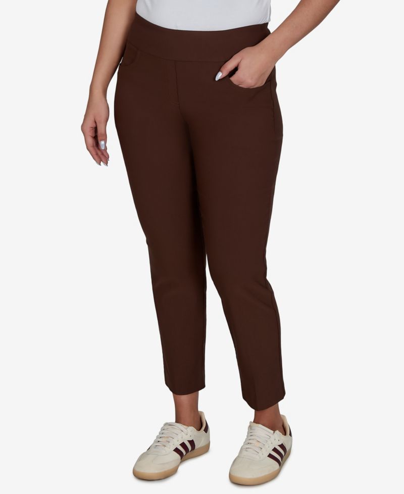 Petite Alt Silky Ankle Pull-On Pants