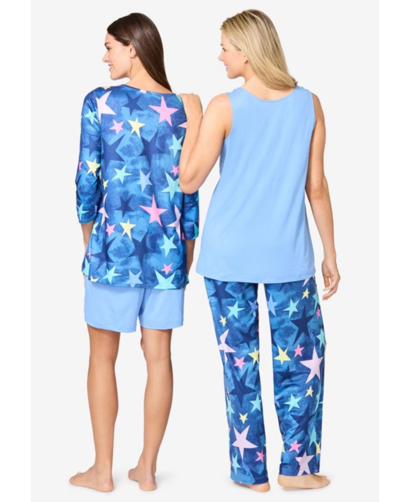 Plus Size 4-Piece Pajama Wardrober