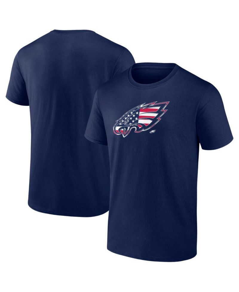 Men's Navy Philadelphia Eagles Big & Tall Americana T-Shirt