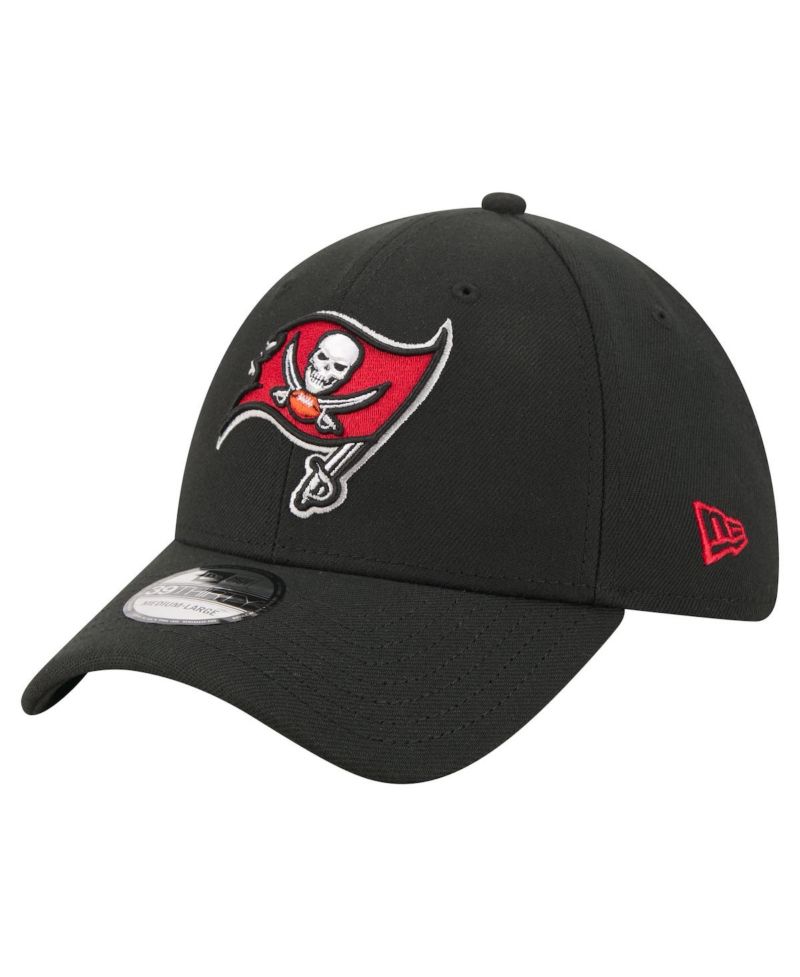 Men's Black Tampa Bay Buccaneers Core Team 39THIRTY Flex Hat