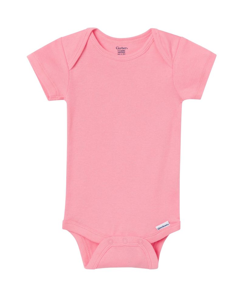Baby (0-3 M to 24 M ) 5-Pack Short Sleeve Bodysuits, Pastels