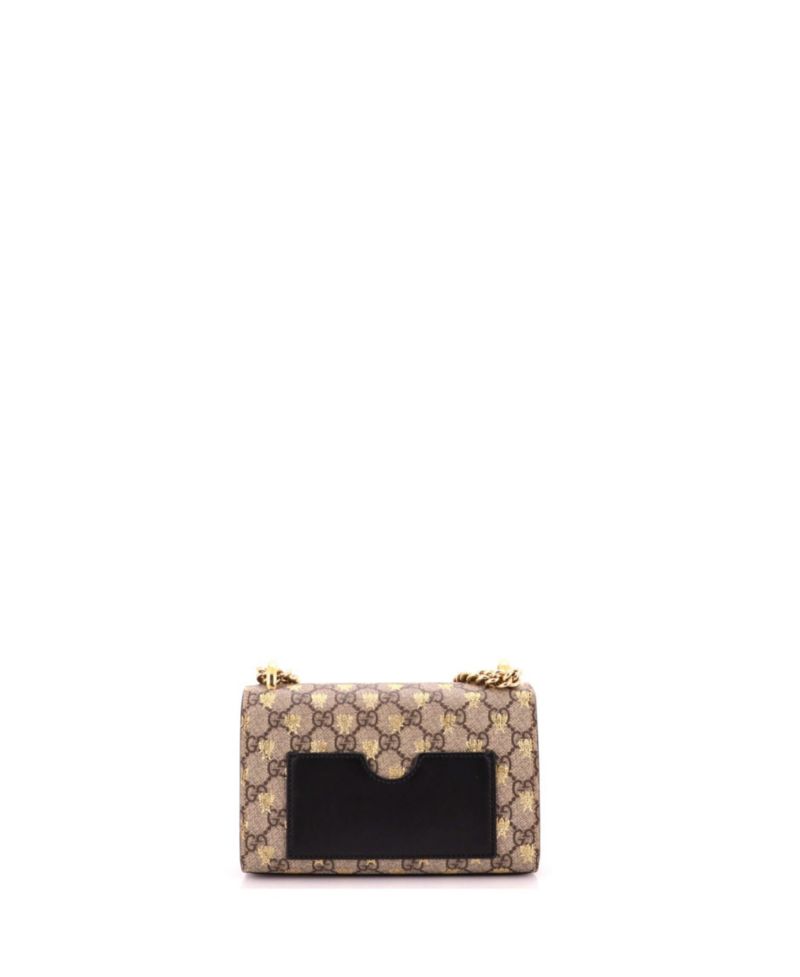 Small Padlock Shoulder Bag Printed GG Coated Canvas