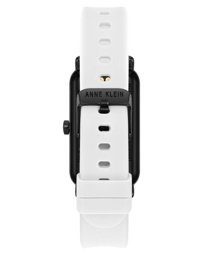 Women's Connect It Illume Smartwatch with Black Leather and White Silicone Band, 37mm